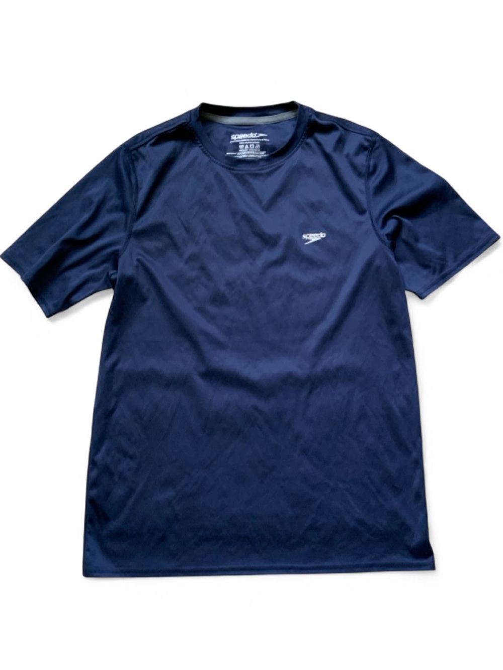 Speedo Navy Active Swim Shirt Men's Small